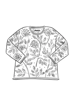 Gudrun Sjödén Strickpullover „Nyponros“ aus Bio-/Recycling-Baumwolle