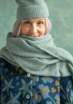 Gudrun Sjödén Strickschal aus Alpakagemisch