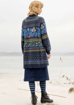 Gudrun Sjödén Stricktunika „Borealis“ aus Bio- und Recycling-Baumwolle/Wolle
