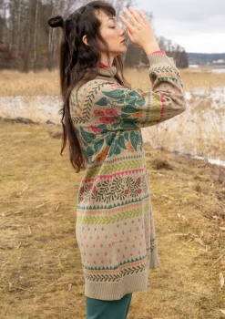 Gudrun Sjödén Stricktunika „Borealis“ aus Bio- und Recycling-Baumwolle/Wolle