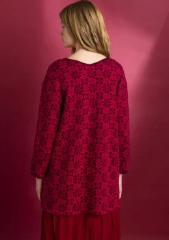 Gudrun Sjödén Stricktunika „Freja“ aus Bio-/Recycling-Baumwolle