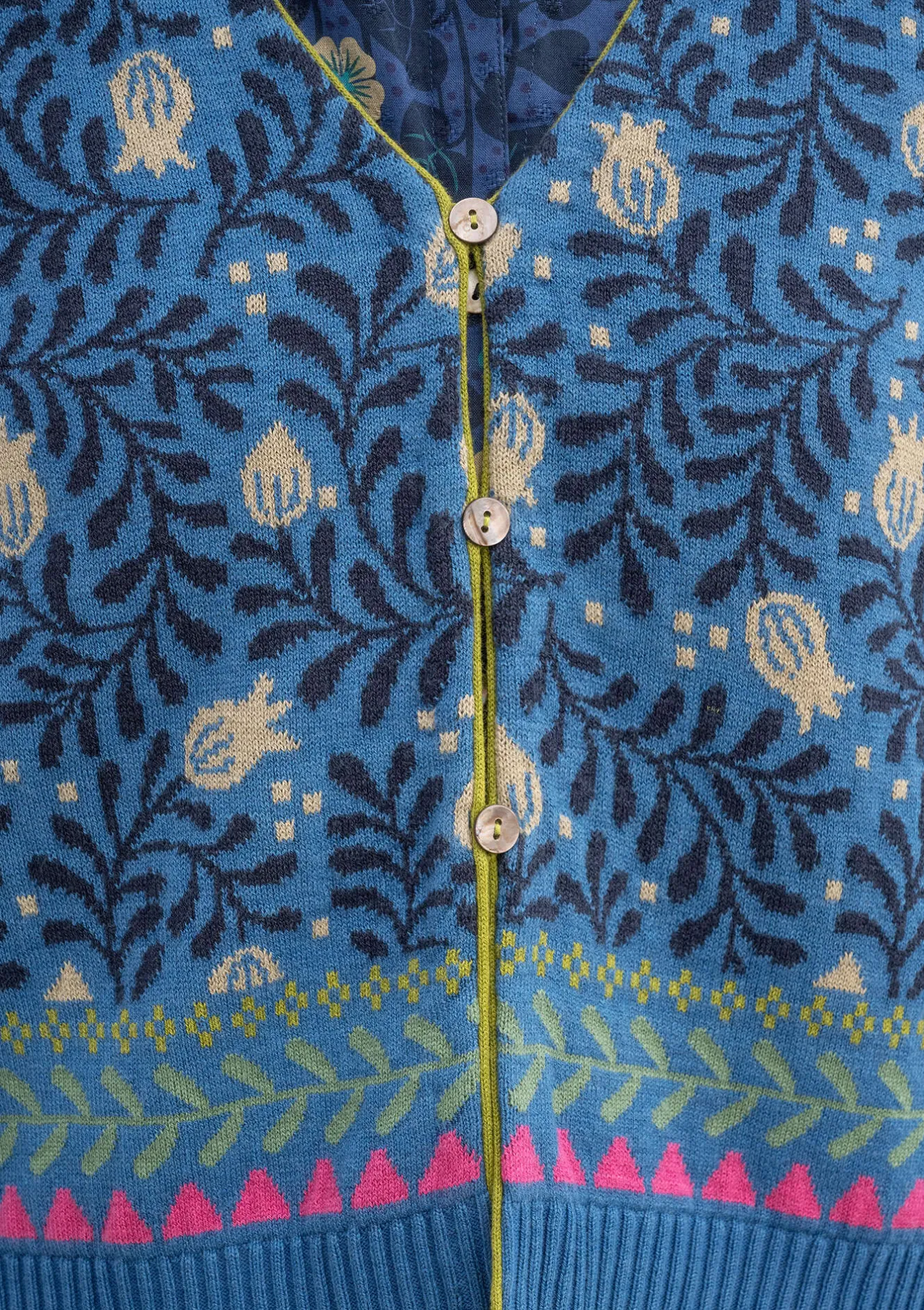 Gudrun Sjödén Strickweste „Aurora“ aus Bio- und Recycling-Baumwolle/Wolle