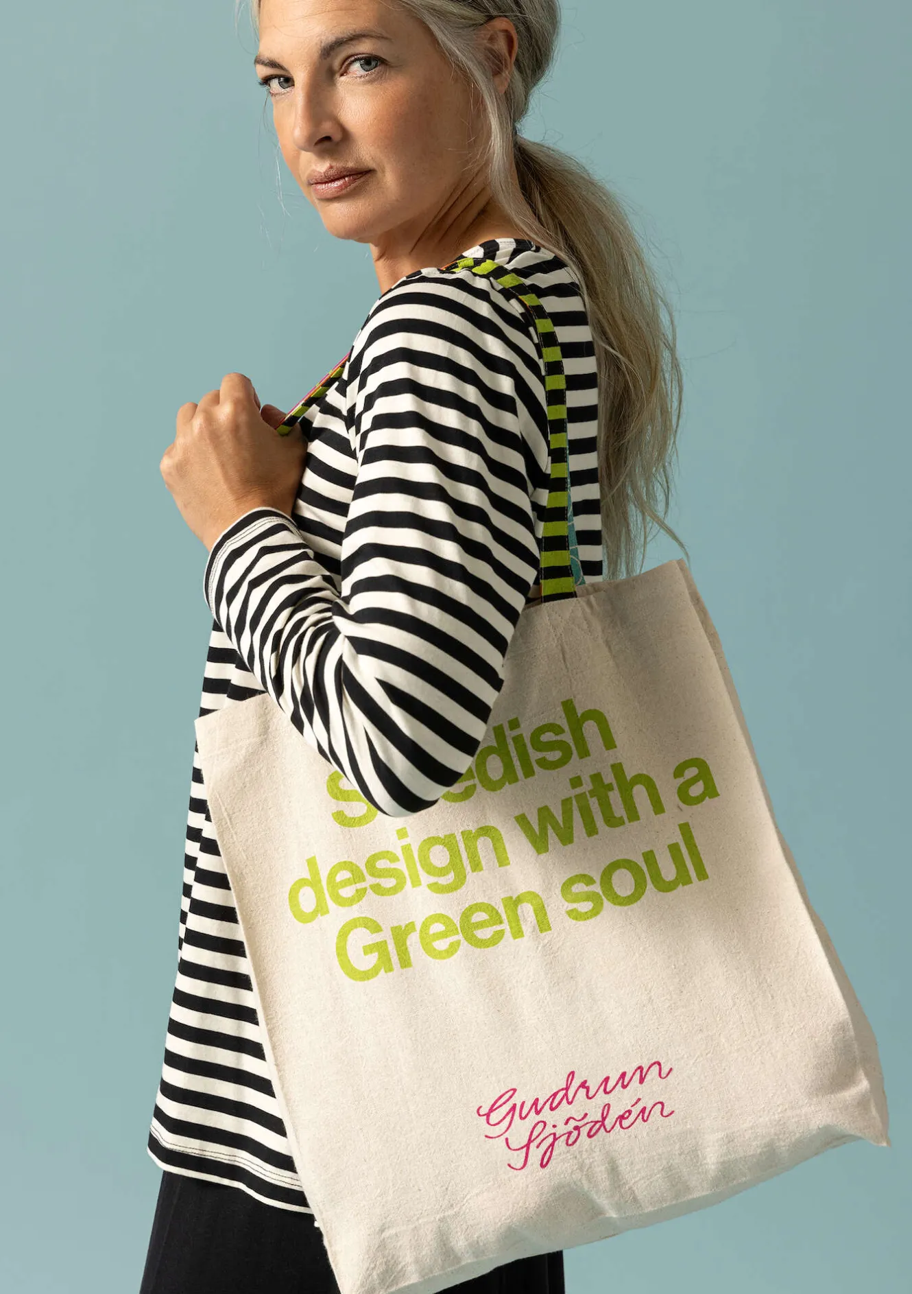 Gudrun Sjödén Tasche aus Bio-Baumwolle