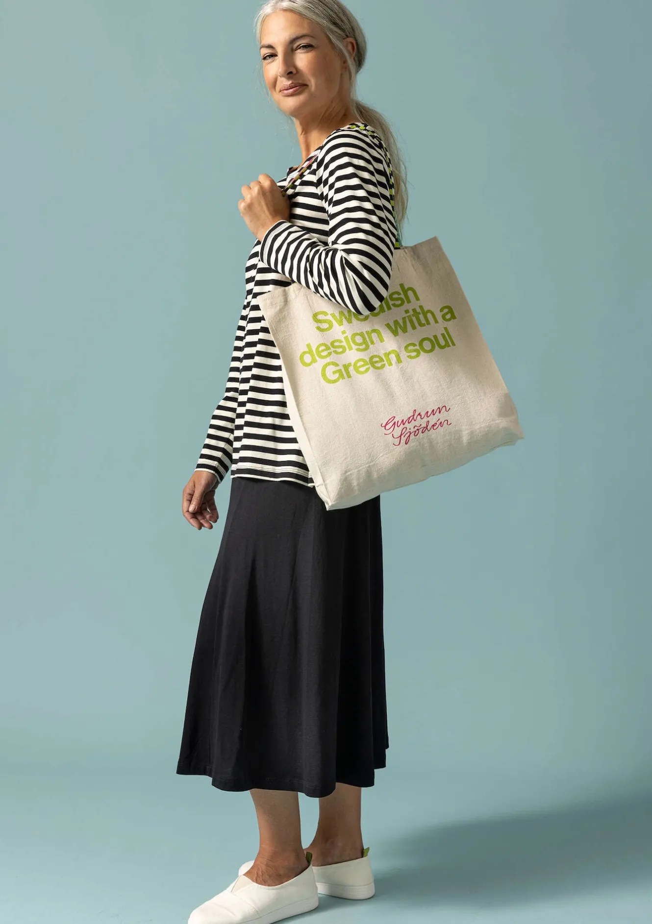 Gudrun Sjödén Tasche aus Bio-Baumwolle