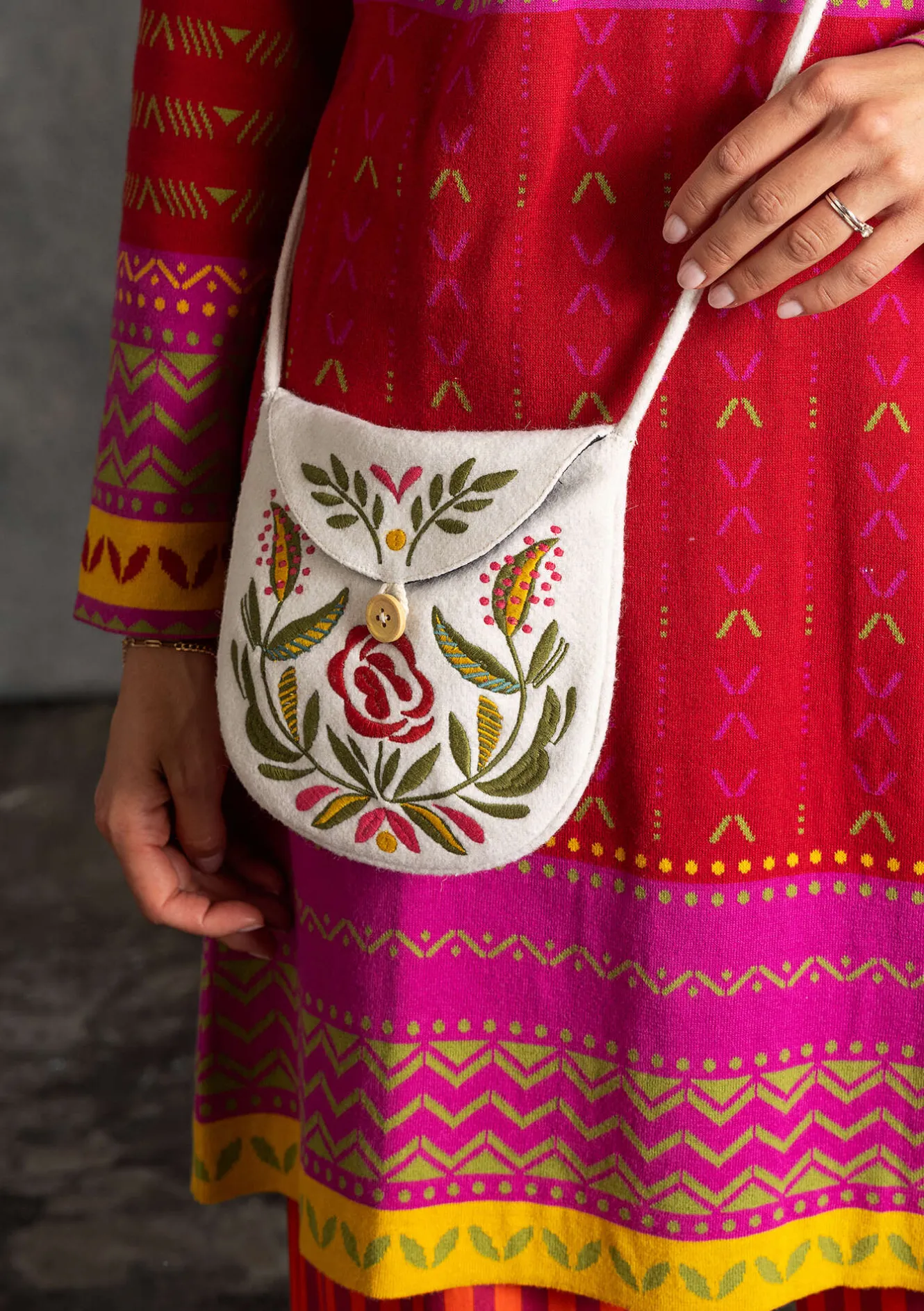 Gudrun Sjödén Tasche „Tova“ aus Wolle