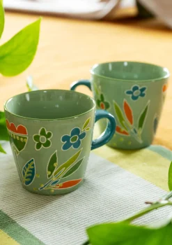 Gudrun Sjödén Tasse „Flower pots“ aus Keramik