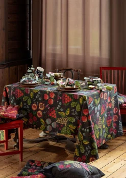 Gudrun Sjödén Tischdecke „Fruits“ aus Bio-Baumwolle