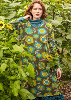 Gudrun Sjödén Trikotkleid „Sunflower“ aus Lyocell/Elasthan