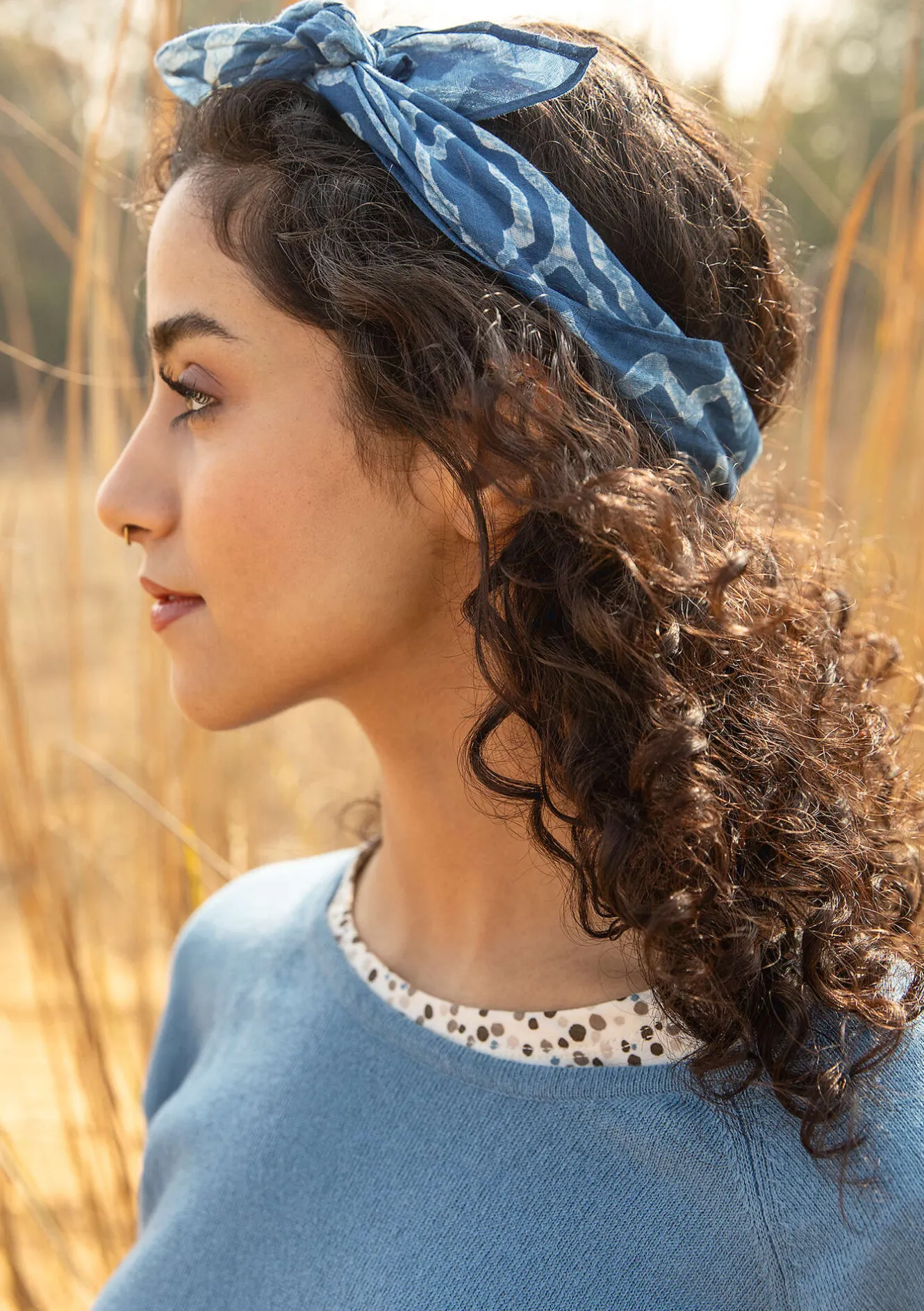 Gudrun Sjödén Tuch „Midgård“ aus Bio-Baumwolle