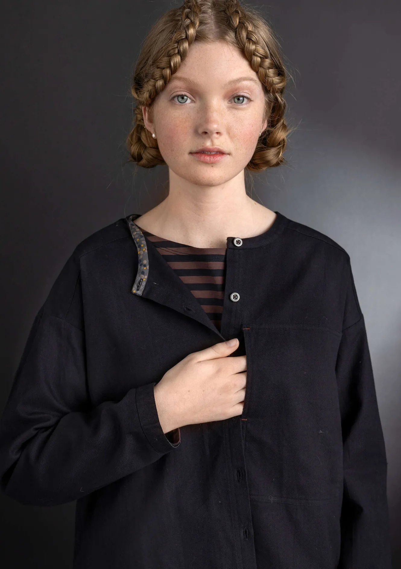 Gudrun Sjödén Twillbluse aus Bio-Baumwolle