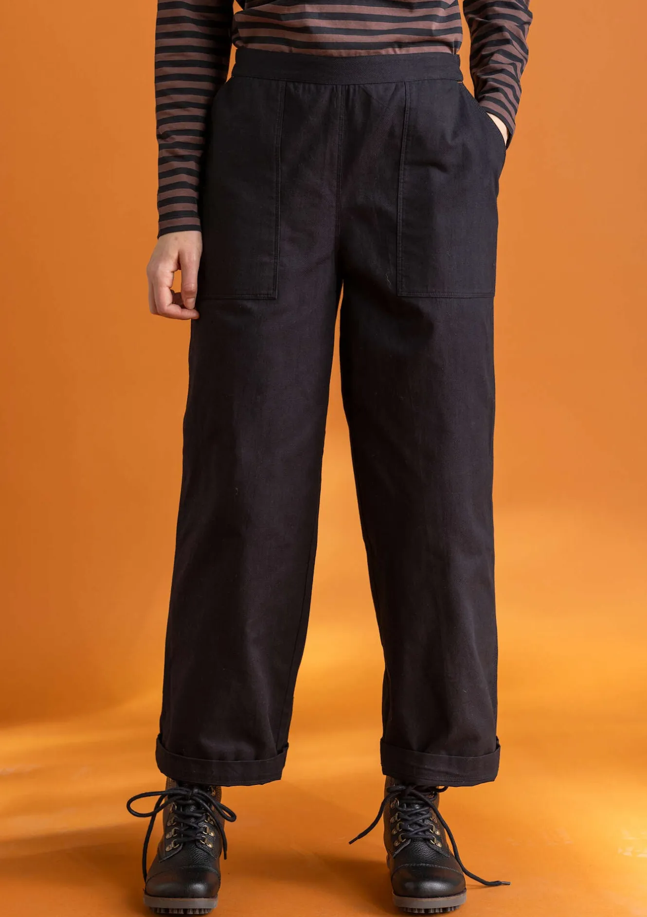 Gudrun Sjödén Twillhose aus Bio-Baumwolle