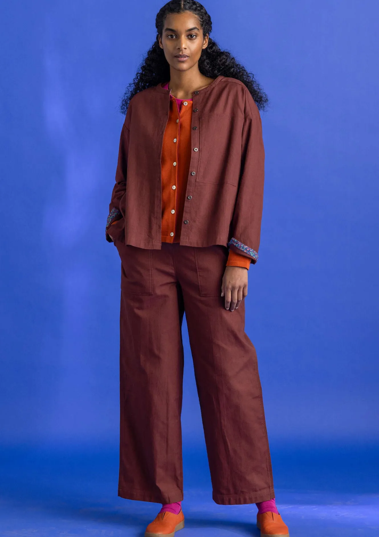 Gudrun Sjödén Twillhose aus Bio-Baumwolle