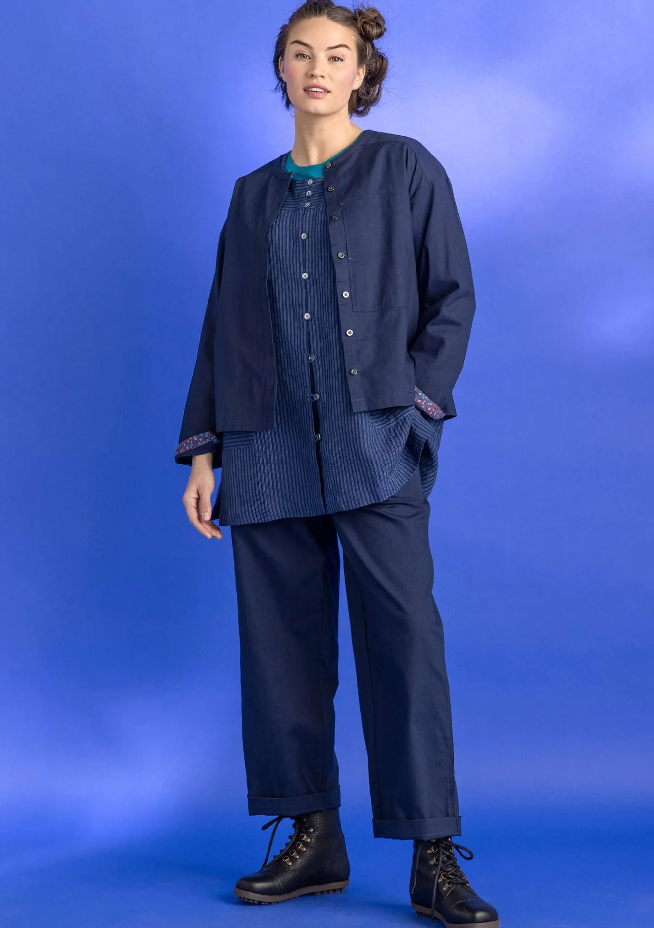 Gudrun Sjödén Twillhose aus Bio-Baumwolle