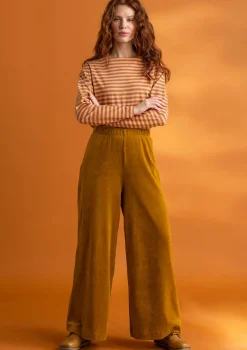 Gudrun Sjödén Velourshose aus Bio-Baumwolle/Recycling-Polyester