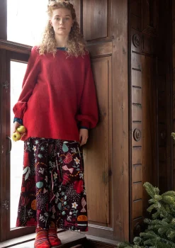 Gudrun Sjödén Velourshose „Fyrverkeri“ aus Bio-Baumwolle/Recycling-Polyester