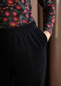 Gudrun Sjödén Velourshose „Nora“ aus Bio-Baumwolle/Recycling-Polyester