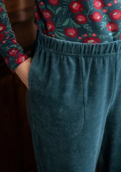 Gudrun Sjödén Velourshose „Nora“ aus Bio-Baumwolle/Recycling-Polyester