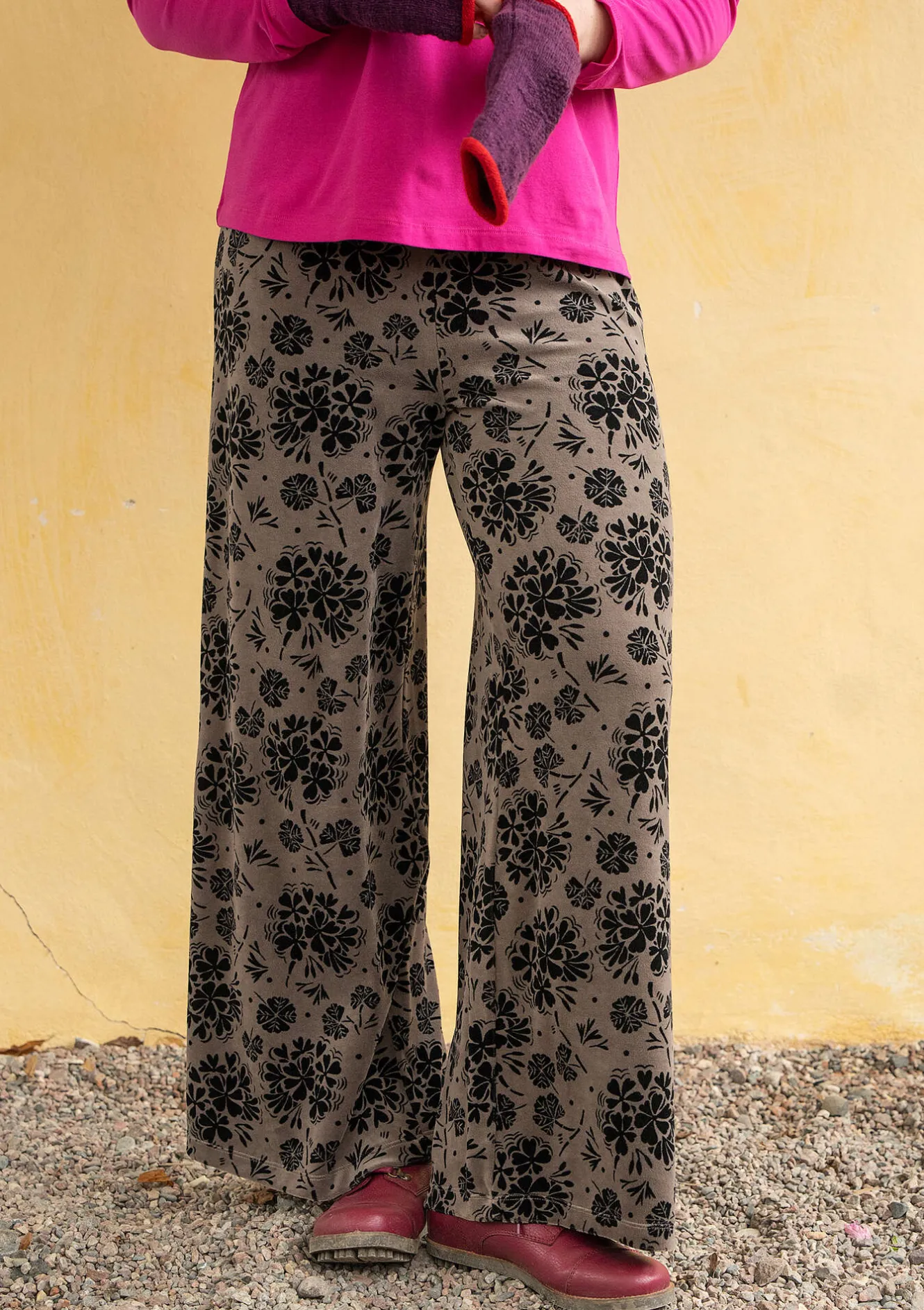Gudrun Sjödén Velourshose „Selma“ aus Bio-Baumwolle/Recycling-Polyester