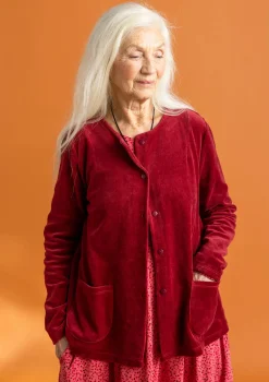 Gudrun Sjödén Veloursjacke aus Bio-Baumwolle/Recycling-Polyester