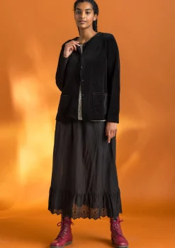 Gudrun Sjödén Veloursjacke aus Bio-Baumwolle/Recycling-Polyester