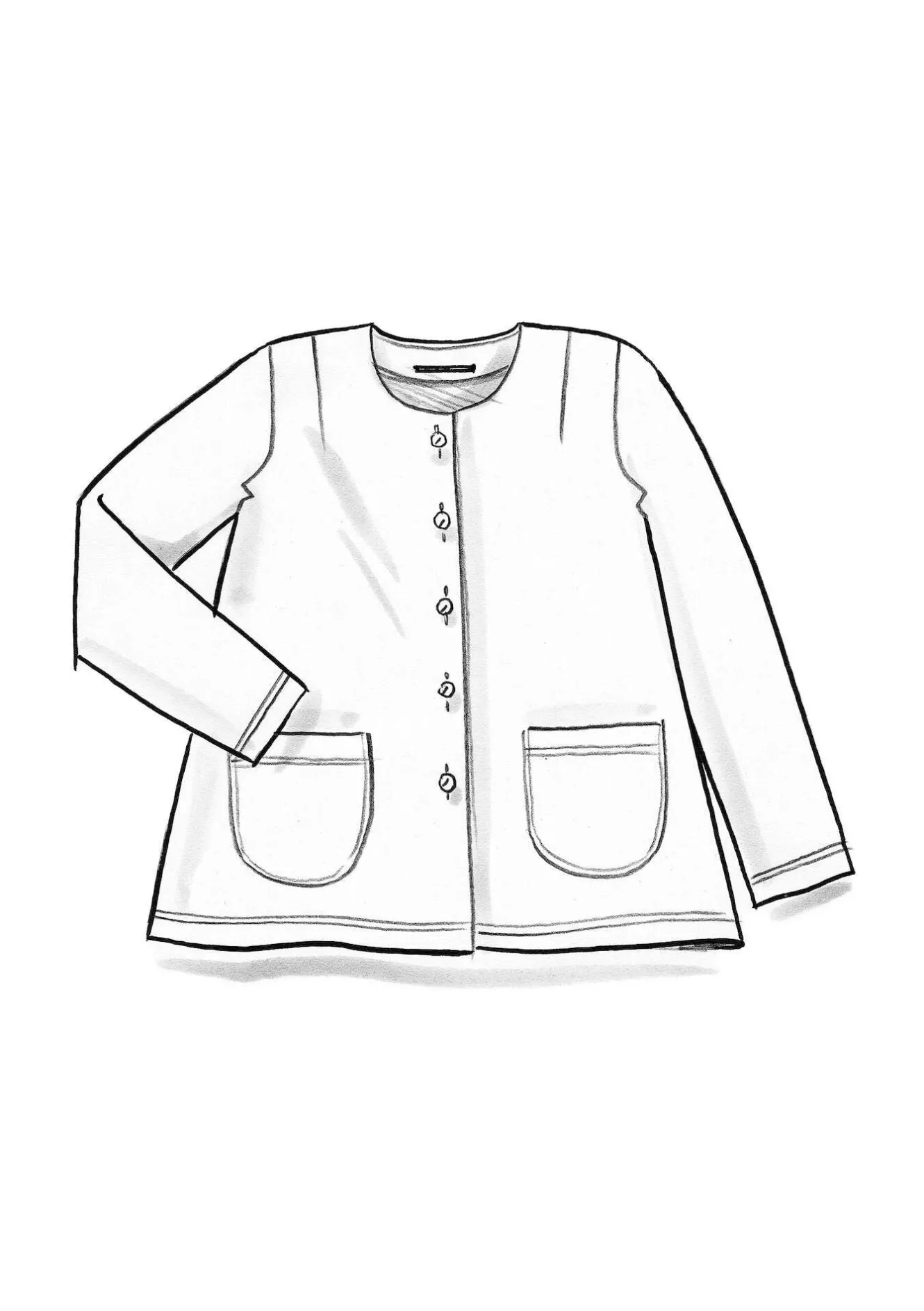 Gudrun Sjödén Veloursjacke aus Bio-Baumwolle/Recycling-Polyester