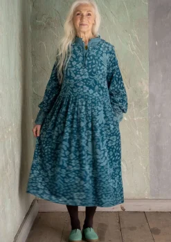 Gudrun Sjödén Velourskleid „Katla“ aus Bio-Baumwolle/Recycling-Polyester