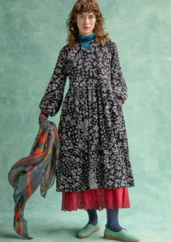 Gudrun Sjödén Velourskleid „Katla“ aus Bio-Baumwolle/Recycling-Polyester