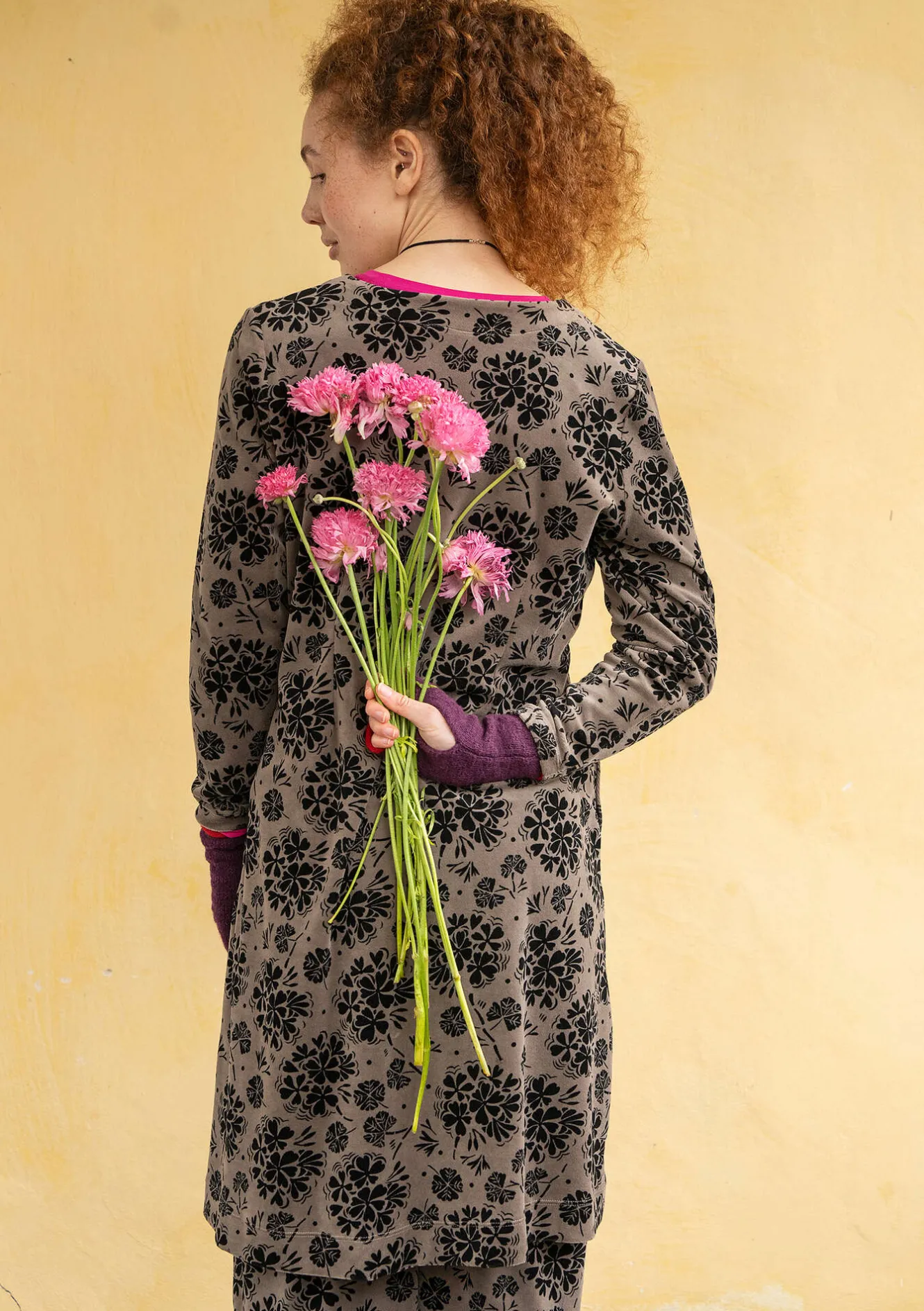 Gudrun Sjödén Velourskleid „Selma“ aus Bio-Baumwolle/Recycling-Polyester