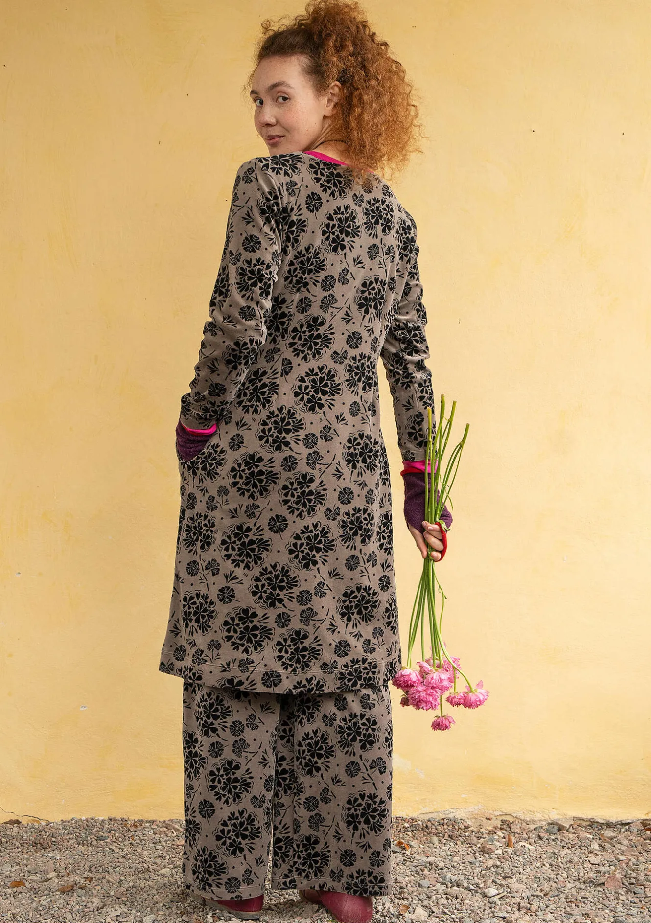 Gudrun Sjödén Velourskleid „Selma“ aus Bio-Baumwolle/Recycling-Polyester