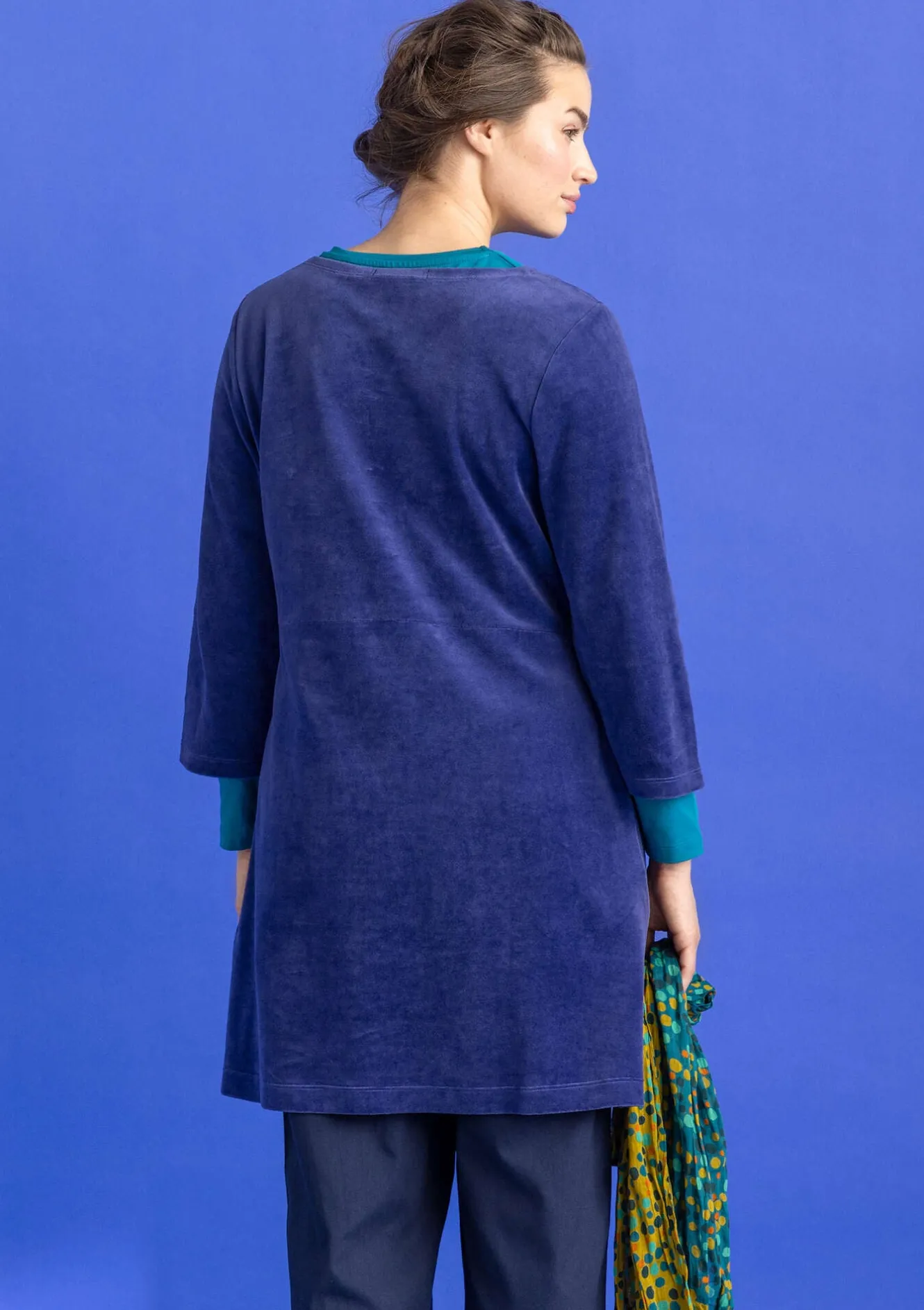 Gudrun Sjödén Velourstunika aus Bio-Baumwolle/Recycling-Polyester