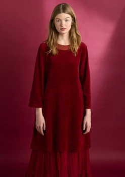 Gudrun Sjödén Velourstunika aus Bio-Baumwolle/Recycling-Polyester