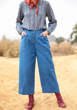 Gudrun Sjödén Webhose aus Leinen/Bio-Baumwolle