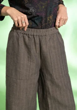 Gudrun Sjödén Webhose „Woodland“ aus Bio-Baumwolle/Leinen