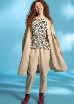 Gudrun Sjödén Webkleid aus Bio-Baumwolle/Leinen
