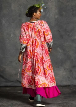 Gudrun Sjödén Webkleid „Great Rose“ aus Bio-Baumwolle/Seide