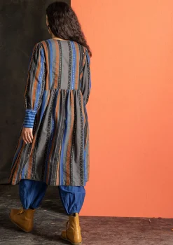 Gudrun Sjödén Webkleid „Jaipur“ aus Wolle/Baumwolle