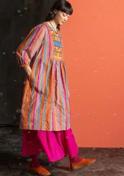 Gudrun Sjödén Webkleid „Jaipur“ aus Wolle/Baumwolle