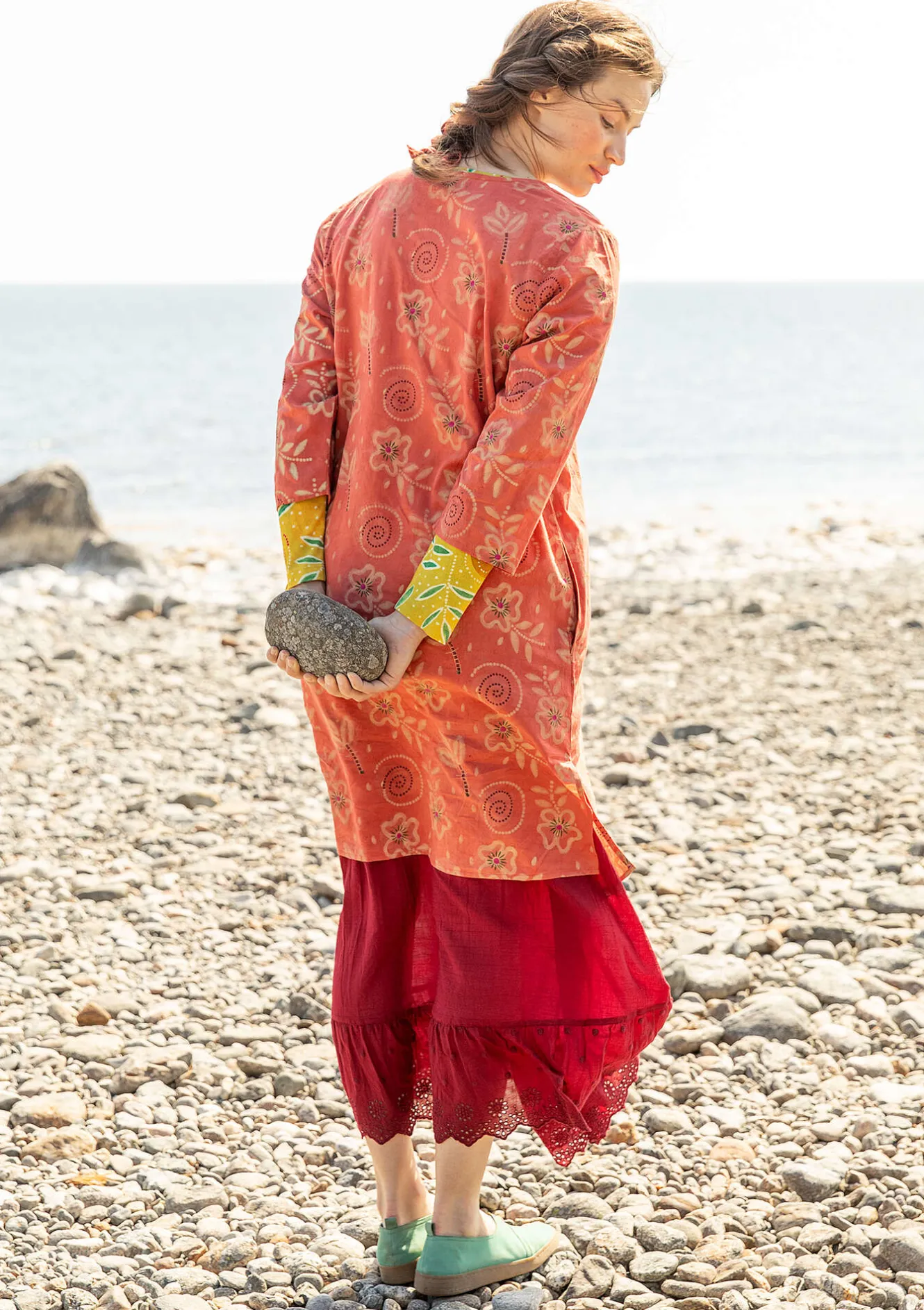 Gudrun Sjödén Webkleid „Kamala“ aus Bio-Baumwolle