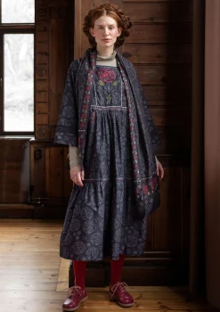 Gudrun Sjödén Webkleid „Kamelia“ aus Bio-Baumwolle/Seide