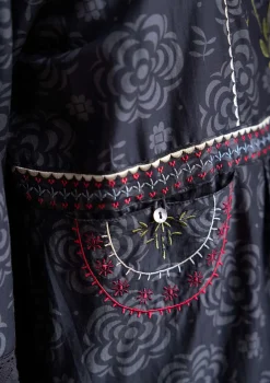 Gudrun Sjödén Webkleid „Kamelia“ aus Bio-Baumwolle/Seide
