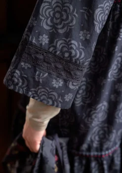 Gudrun Sjödén Webkleid „Kamelia“ aus Bio-Baumwolle/Seide