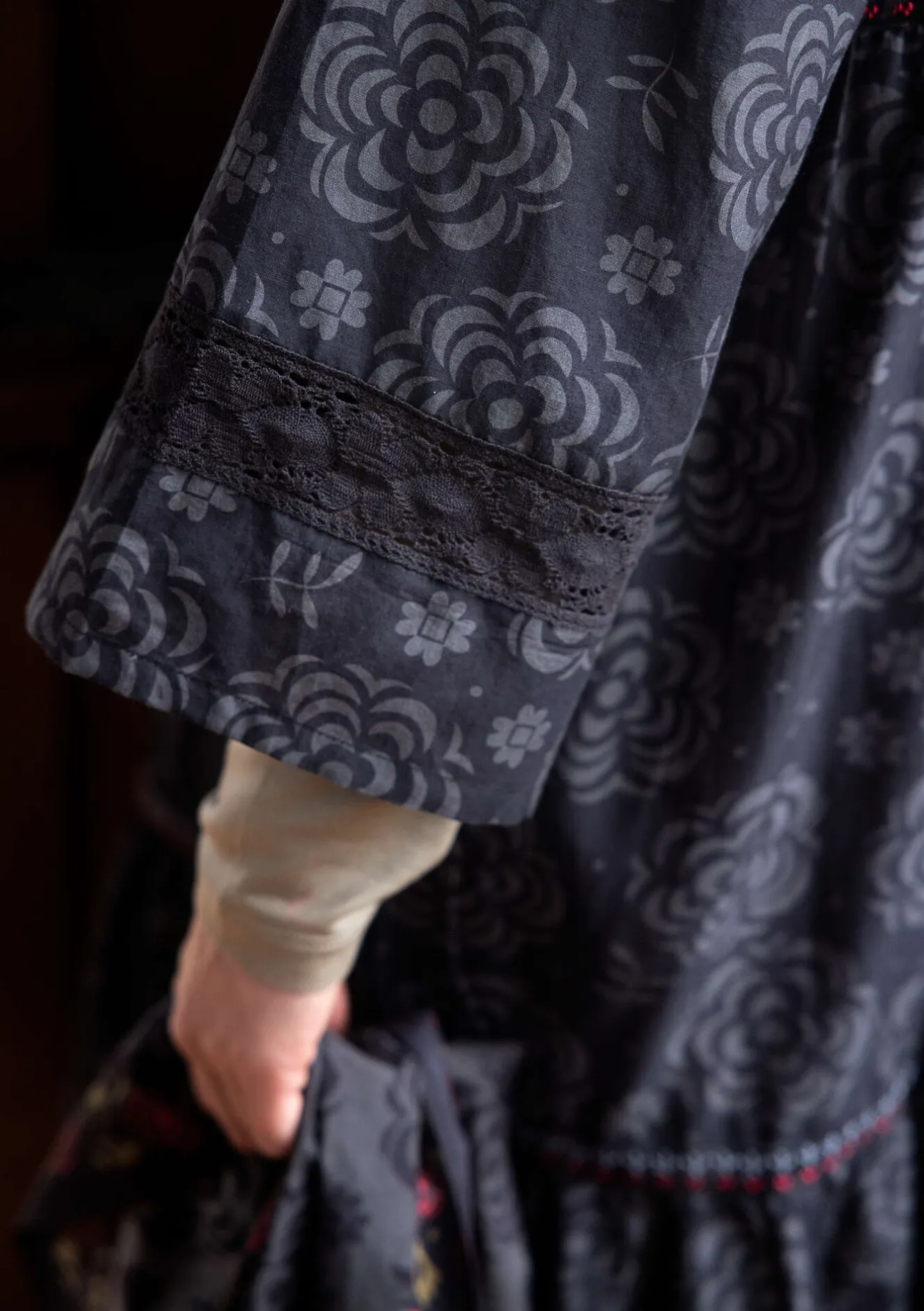 Gudrun Sjödén Webkleid „Kamelia“ aus Bio-Baumwolle/Seide