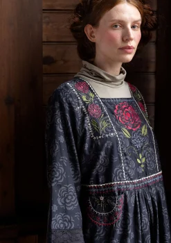 Gudrun Sjödén Webkleid „Kamelia“ aus Bio-Baumwolle/Seide