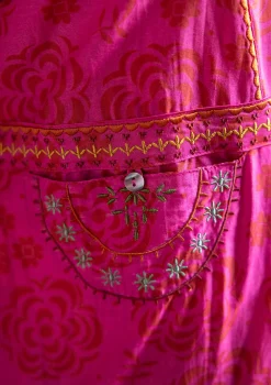 Gudrun Sjödén Webkleid „Kamelia“ aus Bio-Baumwolle/Seide