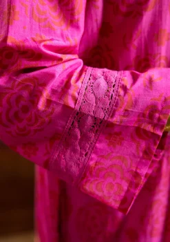 Gudrun Sjödén Webkleid „Kamelia“ aus Bio-Baumwolle/Seide