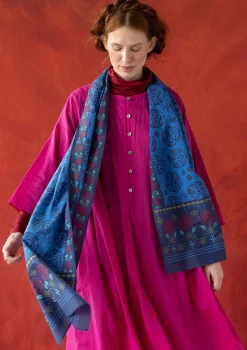Gudrun Sjödén Webschal „Kamelia“ aus Bio-Baumwolle/Seide
