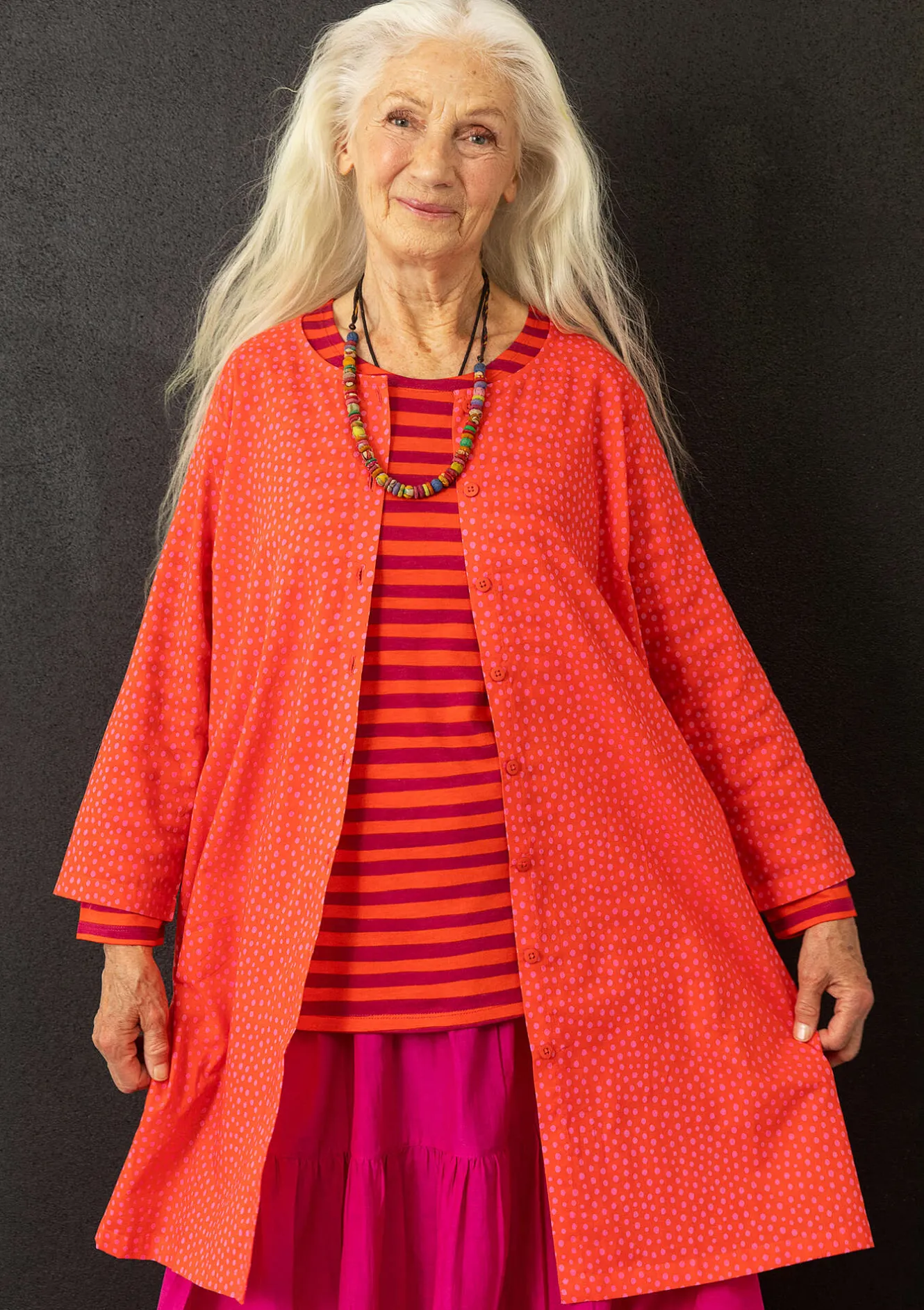 Gudrun Sjödén Webtunika „Monika“ aus Bio-Baumwolle