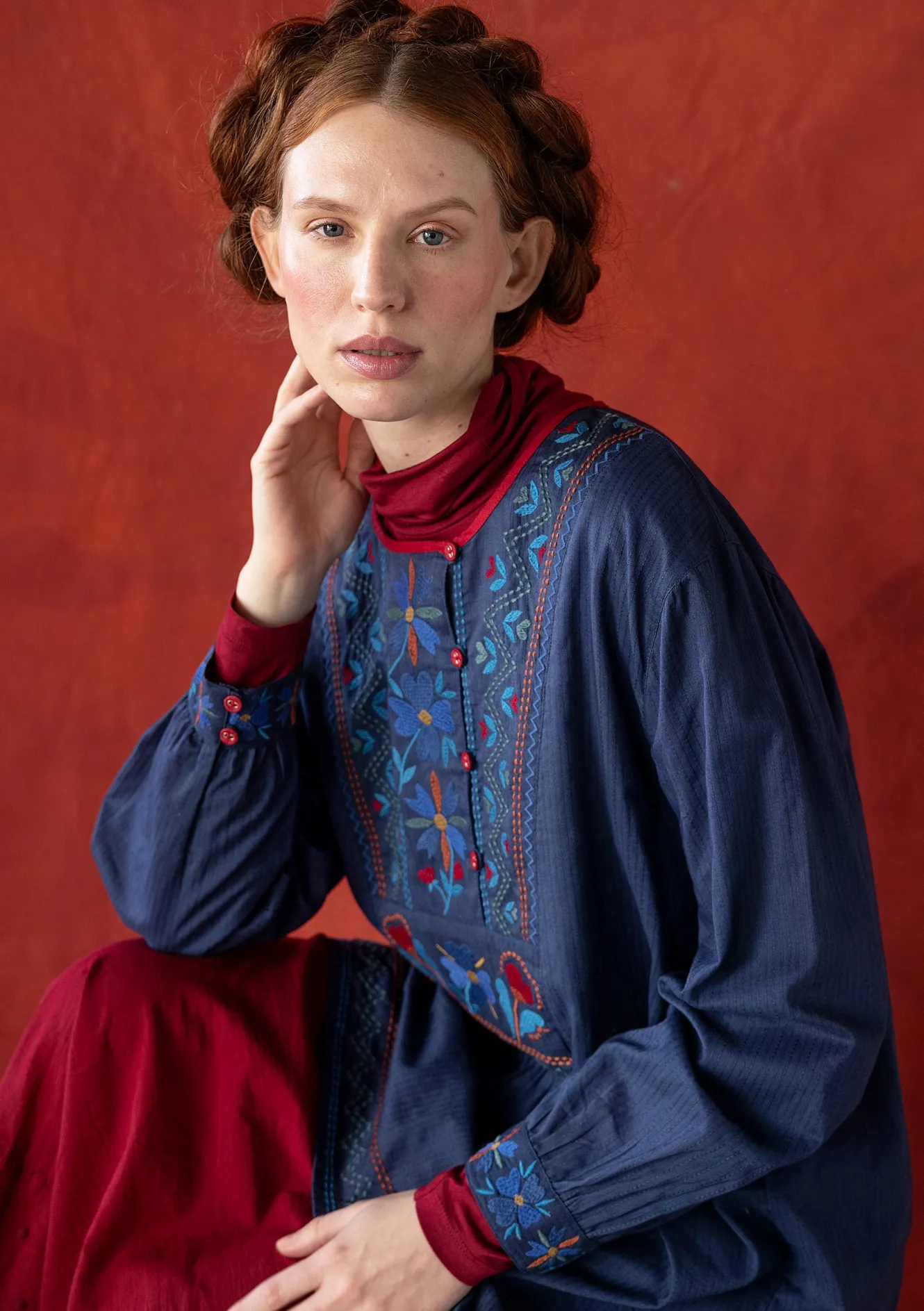 Gudrun Sjödén Webtunika „Wanja“ aus Bio-Baumwolle
