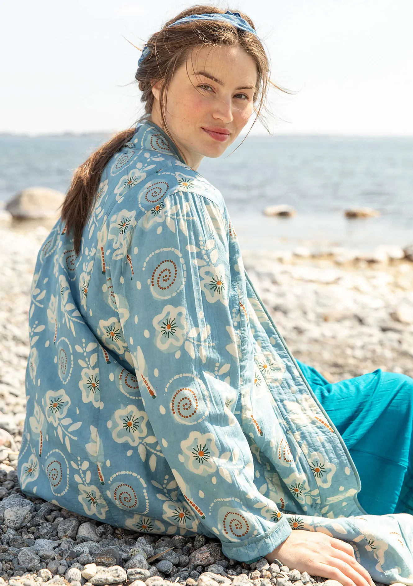 Gudrun Sjödén Wendemantel „Kavita“ aus Bio-Baumwolle