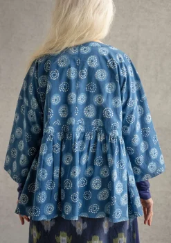 Gudrun Sjödén Wickelbluse „Clay“ aus Bio-Baumwolle